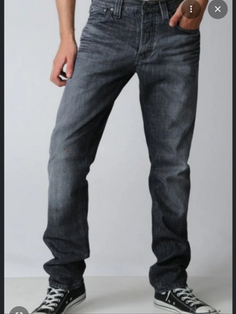 Nudie Jeans Even Steven Blue Dry Denim Straight Slim 36x31